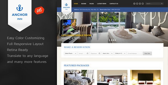 Anchor Inn WordPress theme