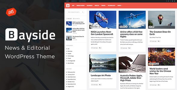 Bayside WordPress theme