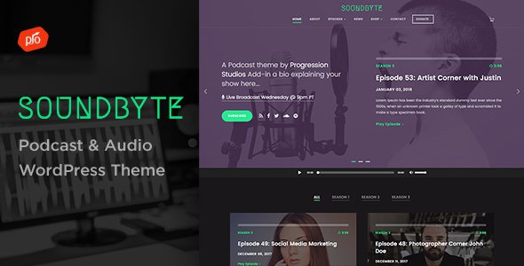 Soundbyte WordPress theme