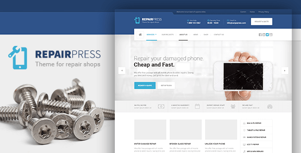 RepairPress WordPress theme