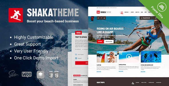 Shaka WordPress theme