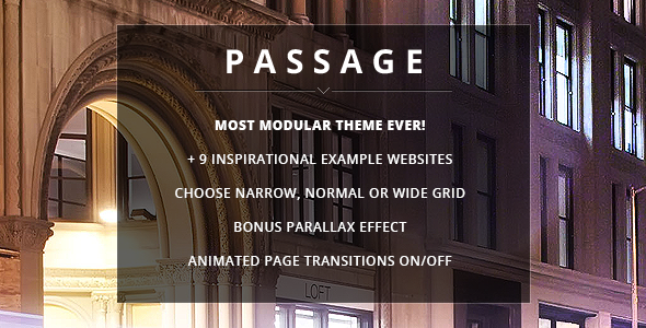 Passage WordPress theme