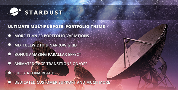 Stardust WordPress theme