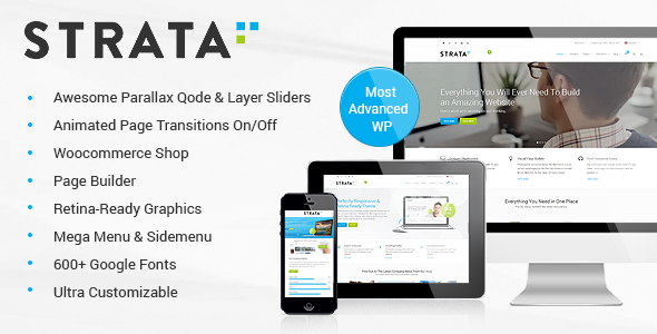 Strata WordPress theme