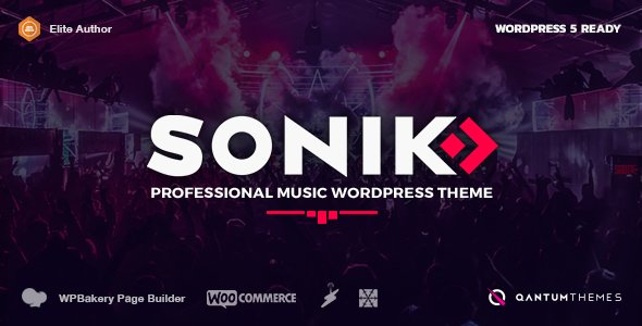 SONIK WordPress theme