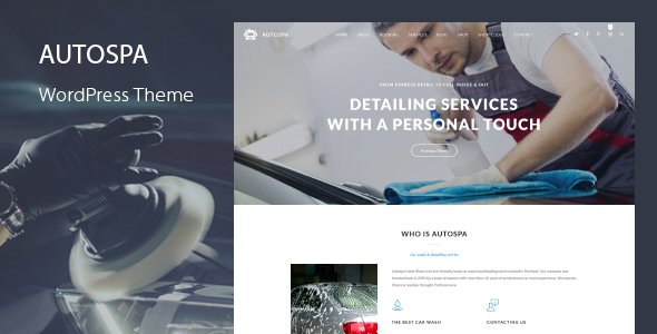 Auto Spa WordPress theme