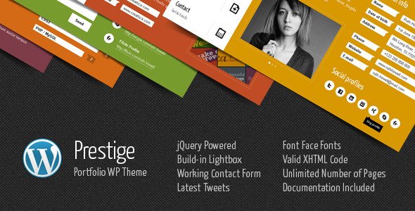 Prestige WordPress theme