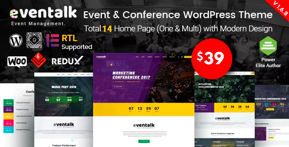 EvnTalk WordPress theme