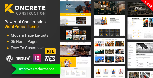 Koncrete WordPress theme