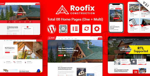 Roofix WordPress theme