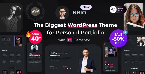 Personal Portfolio WordPress Theme WordPress theme