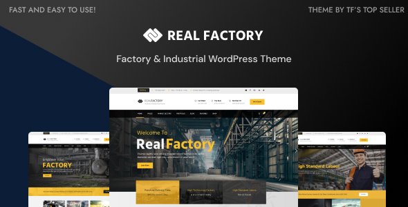 Real Factory WordPress theme