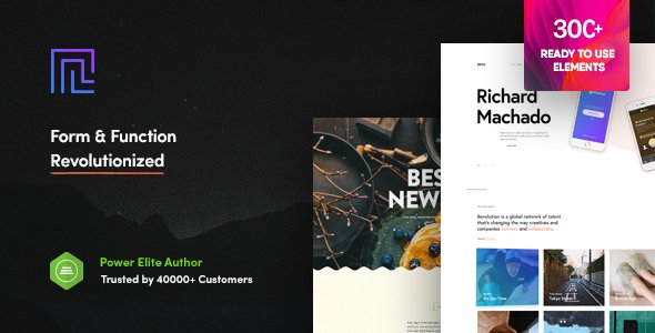 Revolution WordPress theme
