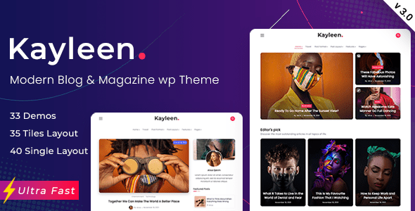 Kayleen WordPress theme