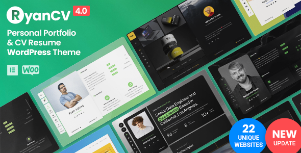 RyanCV WordPress theme