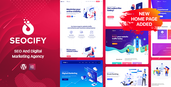 SEO Digital Marketing Agency WordPress Theme WordPress theme