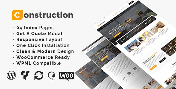 Construction WordPress theme