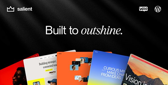 Salient WordPress theme
