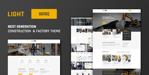 Lightwire WordPress theme
