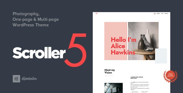 Scroller WordPress theme