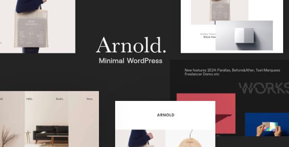 Minimal Portfolio WordPress Theme WordPress theme