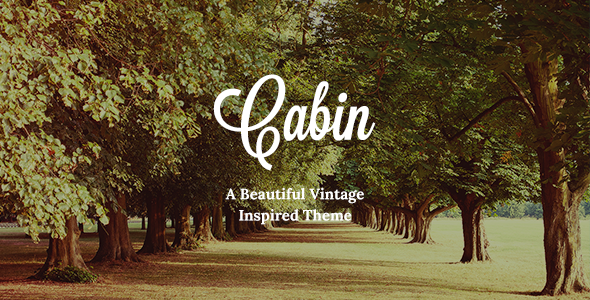 Cabin WordPress theme