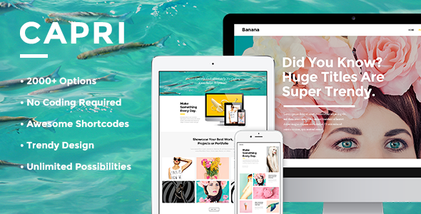 Capri WordPress theme