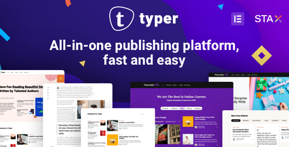 Typer WordPress theme