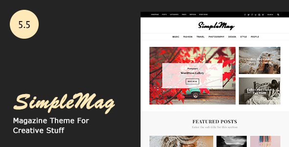 SimpleMag WordPress theme