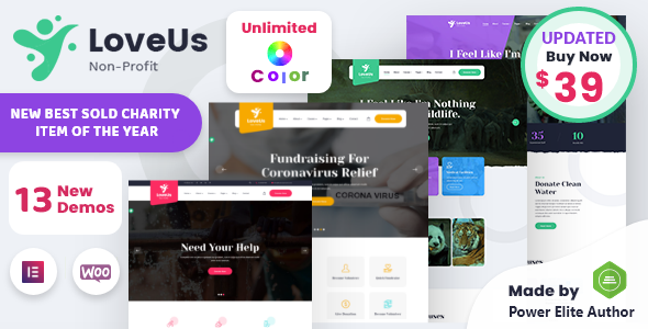 Loveus WordPress theme
