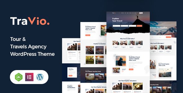 Travio – Travel Agencies WordPress Theme WordPress theme
