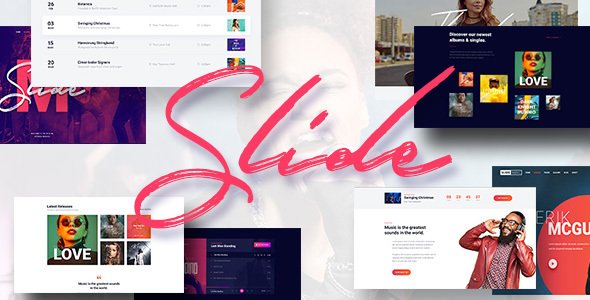 Slide WordPress theme