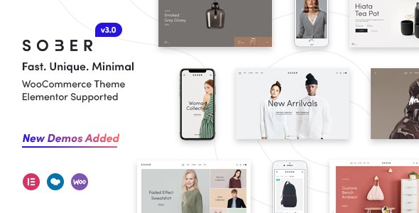 Sober WordPress theme