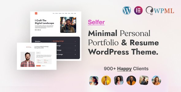 Selfer – Minimal Personal Portfolio WordPress Theme WordPress theme