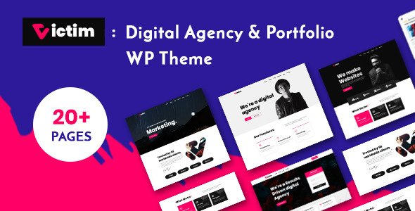 Victim WordPress theme