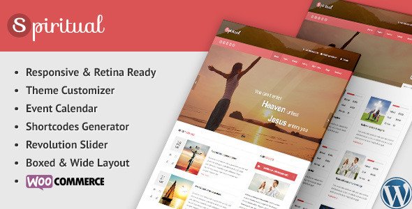 Spiritual WordPress theme
