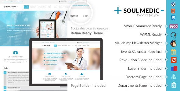 SoulMedic WordPress theme