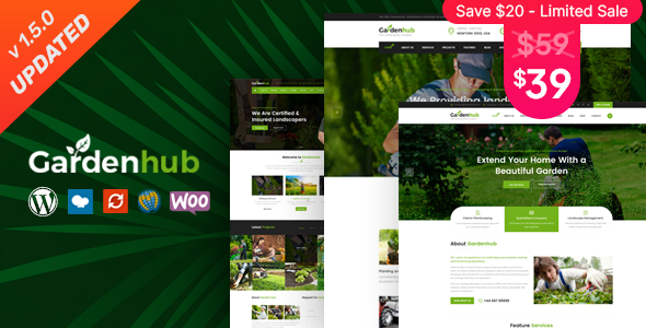 Garden HUB WordPress theme