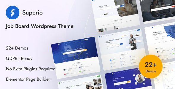 Superio – Job Board WordPress Theme WordPress theme