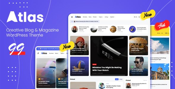 Atlas WordPress theme