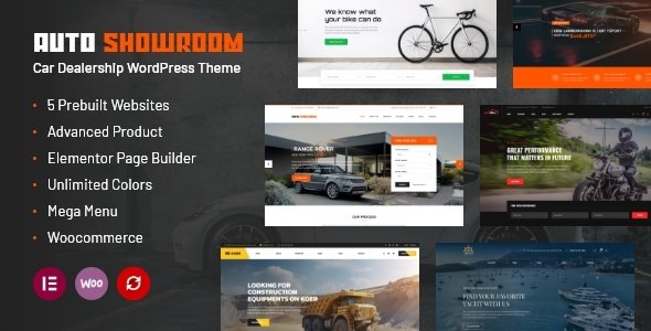 Auto Showroom WordPress theme