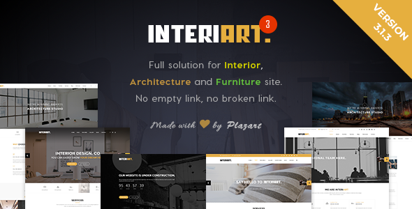 InteriArt WordPress theme