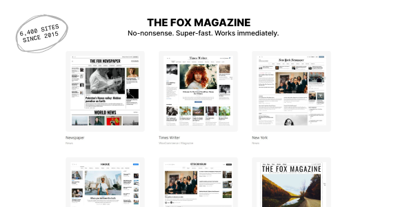 The Fox WordPress theme