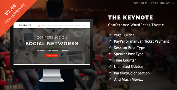 The Keynote WordPress theme