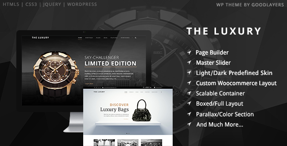 The Luxury WordPress theme