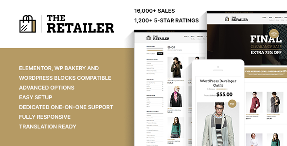 The Retailer WordPress theme