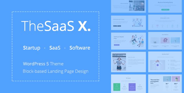 TheSaaS X WordPress theme
