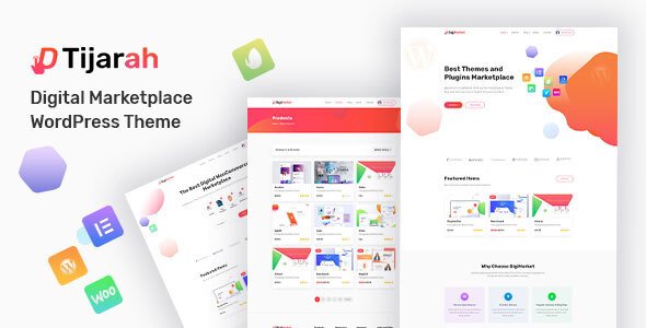Tijarah WordPress theme