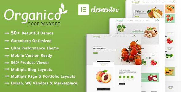 Organico WordPress theme