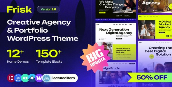 Frisk WordPress theme